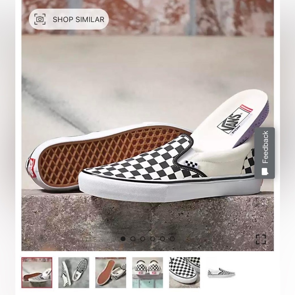 Men’s Vans shoes.